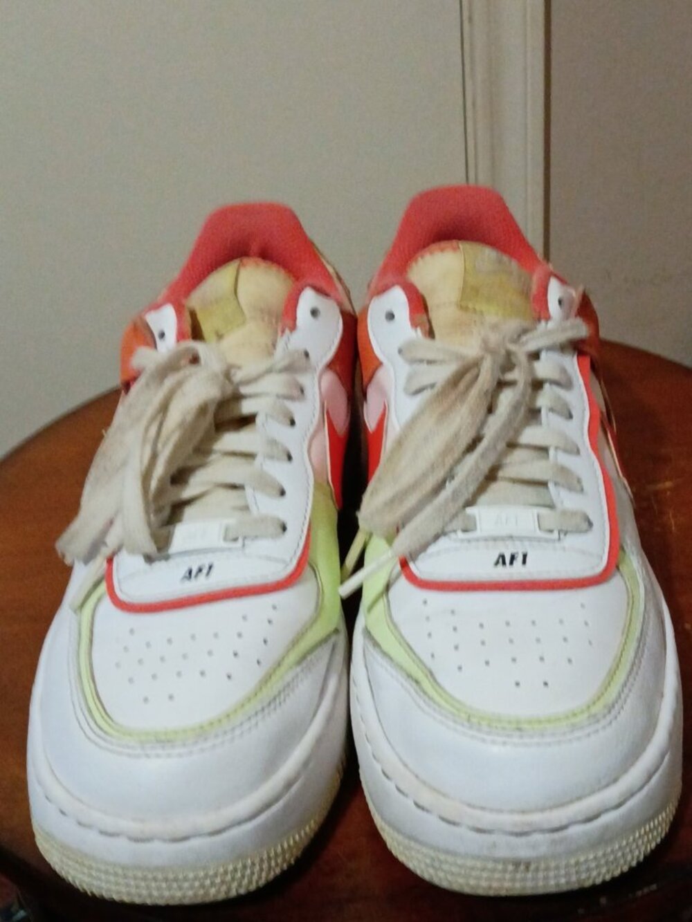 Nike Air Force 1 Shadow White Magic Ember Shoes CI0919-110 Women's Size 8.5 - Picture 5 of 13